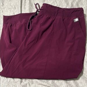 Lane Bryant Livi Burgundy crops